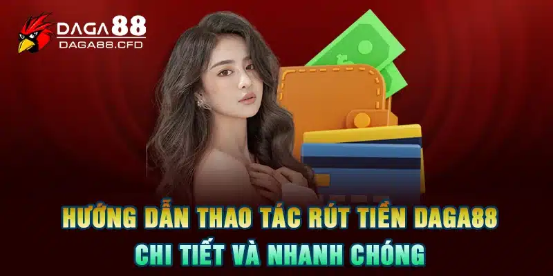 Hướng dẫn thao tác rút tiền DAGA88 chi tiết và nhanh chóng